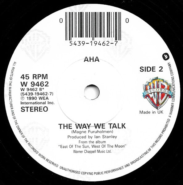 a-ha - I Call Your Name - Used Vinyl Record 7" image 4