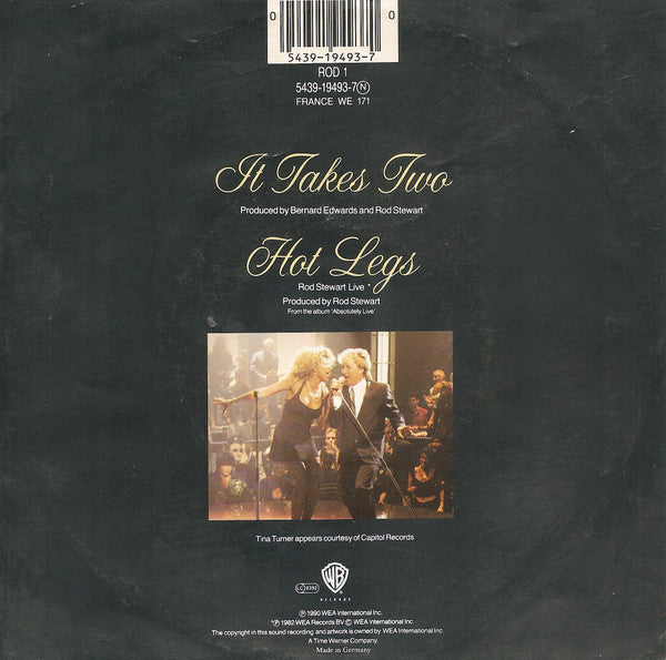 Rod Stewart - It Takes Two - Used Vinyl Record 7" image 6