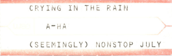 a-ha - Crying In The Rain - Used Vinyl Record 7" image 10
