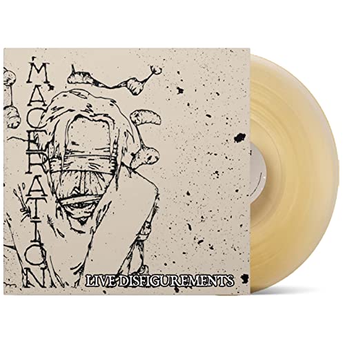MACERATION - LIVE DISFIGUREMENTS (GOLDEN CRYSTAL) - Vinyl Record image 1