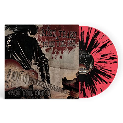MIKE TRAMP & THE ROC - STAND YOUR GROUND (2LP SPLATTER MAGENTA AND BLAC image 1