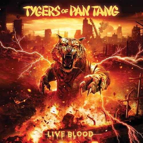 TYGERS OF PAN TANG - LIVE BLOOD (2LP) - Vinyl Record DLP image 1