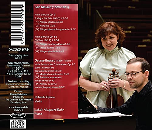 OPREA/BAHR - SONATAS - cd image 2