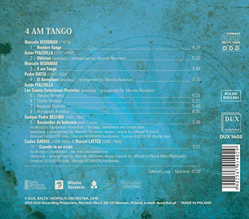 Marcelo Nisinman - : 4am Tango - CD image 2
