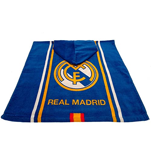Real Madrid FC - Kids Hooded Po - Clothing - Towe - Approx 55cm x 55cm image 3