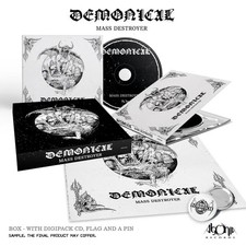 DEMONICAL - MASS DESTROYER (LIMITED BOX SET + FLAG + LOGO PIN) - CDB image 1