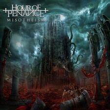 HOUR OF PENANCE - MISOTHEISM (GREEN MARBLED VINYL) - Vinyl Record DLP image 2