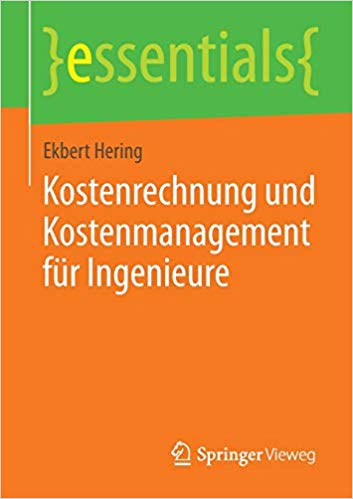 Kostenrechnung Und Kostenmanagement Fur Ingenieure