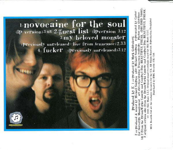 Eels - Novocaine For The Soul - Used CD image 2