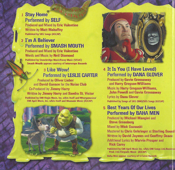 Various - Shrek - Music From The Original Motion Picture - CD image 2