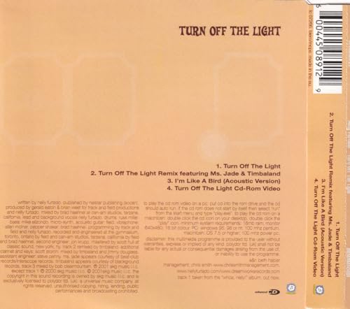 Nelly Furtado - Turn Off The Light - Used CD image 3