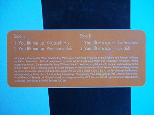 Rebekah Ryan - You Lift Me Up - Used Vinyl Record 12" image 2