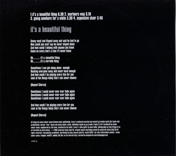 Ocean Colour Scene - It's A Beautiful Thing - Used CD image 10