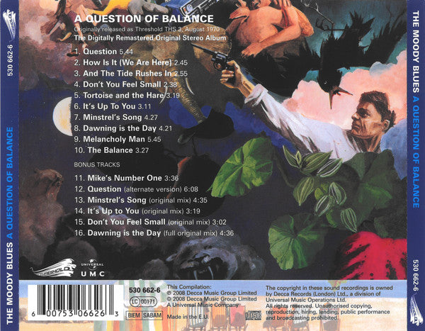 Moody Blues - A Question Of Balance - CD image 3