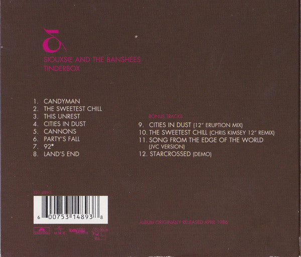 Siouxsie & The Bansh - Tinderbox - CD image 3