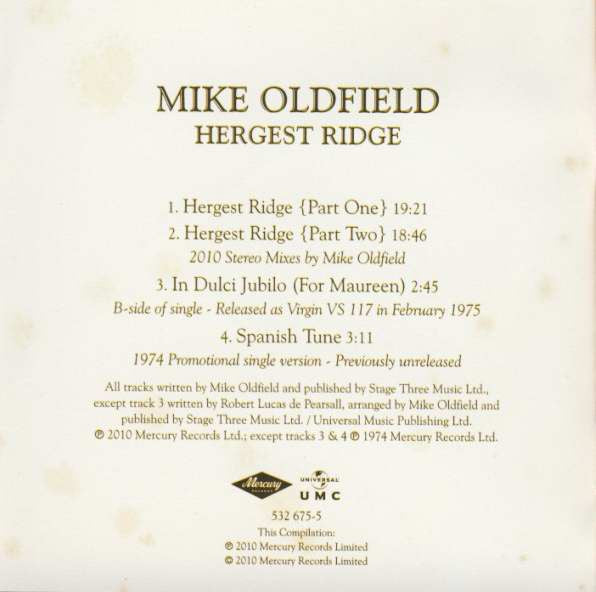 Mike Oldfield - Hergest Ridge - CD image 5