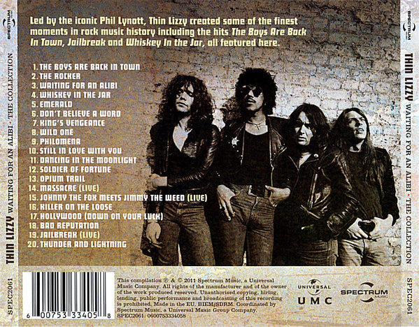Thin Lizzy - Waiting For An Alibi - The Collection - CD image 4