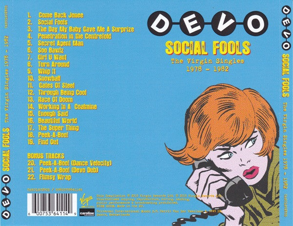 Devo - Social Fools (The Virgin Singles 1978 - 1982) - CD image 2
