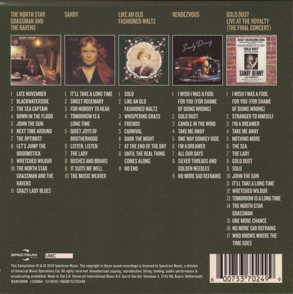 Sandy Denny - 5 Classic Albums - CD image 2