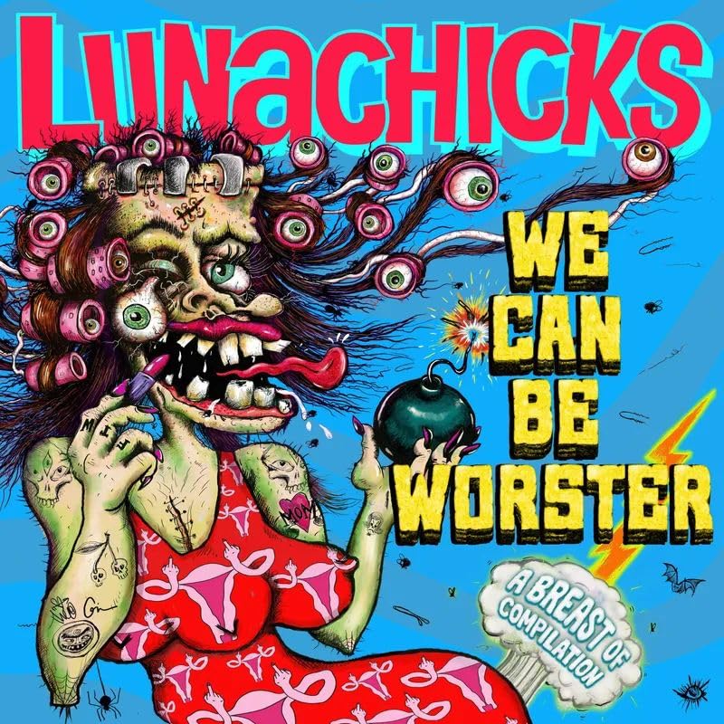LUNACHICKS - WE CAN BE WORSTER - BEATY TIPS - Vinyl Record lp image 1