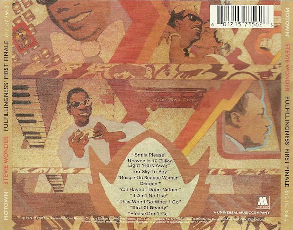 Stevie Wonder - Fulfillingness' First Finale - CD image 4