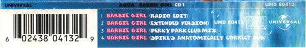 Aqua - Barbie Girl - Used CD image 4
