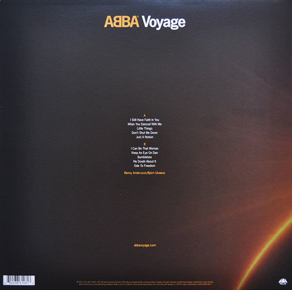 ABBA - Voyage - Vinyl Record 12 INCH RECORD image 1