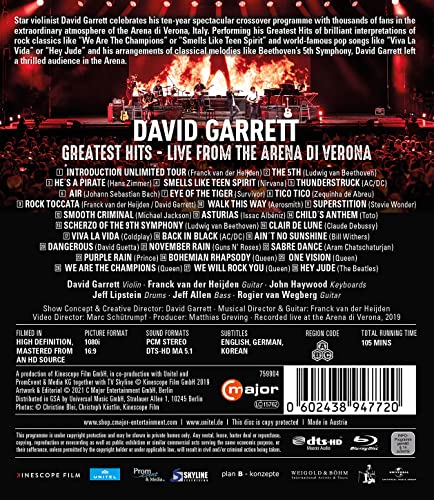 DAVID GARRETT - :UNLIMITED - DVD image 2