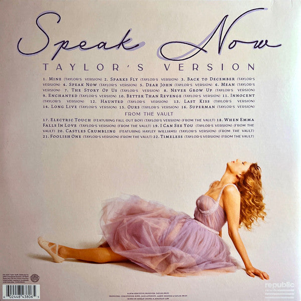 Taylor Swift - Speak Now (Taylor's Version) - Vinyl Record 3lp image 4