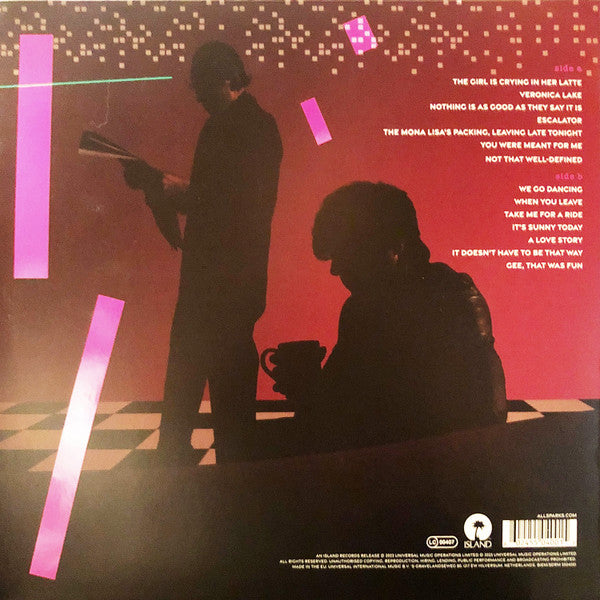 Sparks - Girl Is Crying In Her Latte - Vinyl Record 12 INCH RECORD image 2
