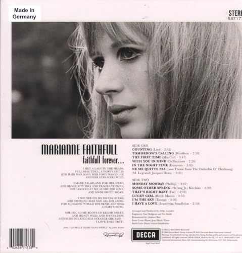 Marianne Faithfull - Faithfull Forever - Vinyl Record 12 INCH RECORD image 2