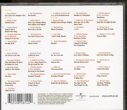VARIOUS - 60S SOUL MIX VOL.1 - Used CD image 2