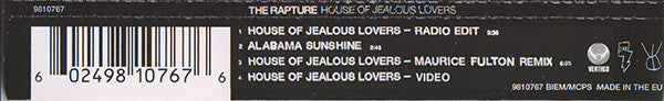 Rapture - House Of Jealous Lovers - Used CD image 4