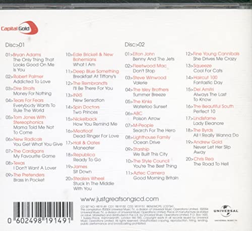 Various - Capital Gold Just Great Songs - Used CD image 2