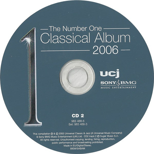 Various - Number One Classical Album 2006 - Used CD image 9
