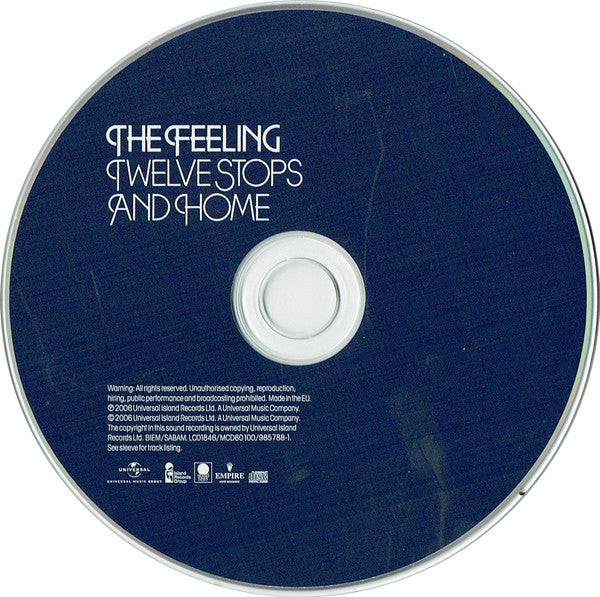 Feeling - Twelve Stops And Home - Used CD image 3