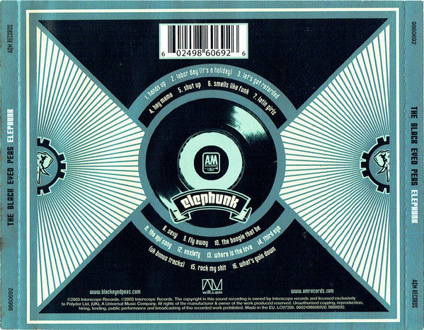 Black Eyed Peas - Elephunk - Used CD image 4