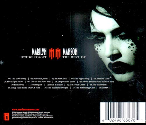 MARILYN MANSON - LEST WE FORGET / BEST - CD image 2