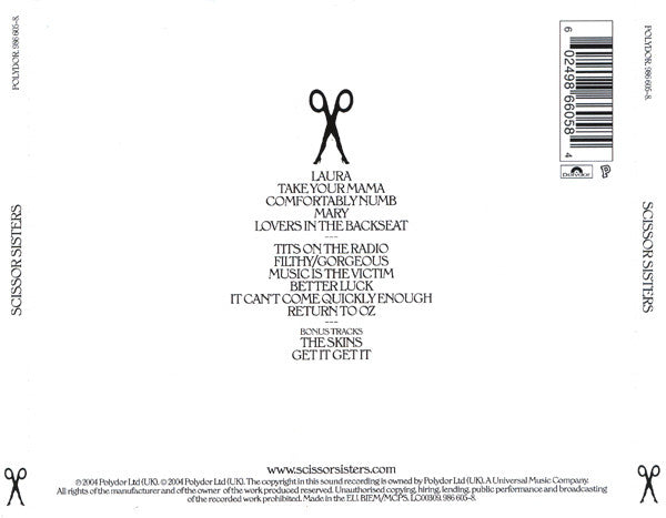 Scissor Sisters - Used CD image 2