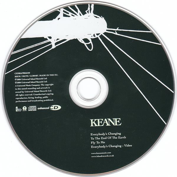 Keane - Everybody's Changing - Used CD image 9
