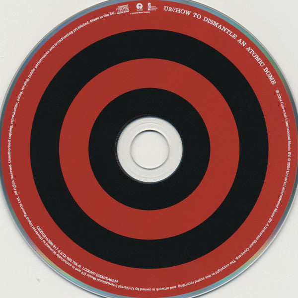 U2 - How To Dismantle An Atomic Bomb - Used CD image 5
