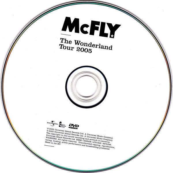 McFly - Wonderland Tour 2005 (Live In Manchester) - Used DVD image 3
