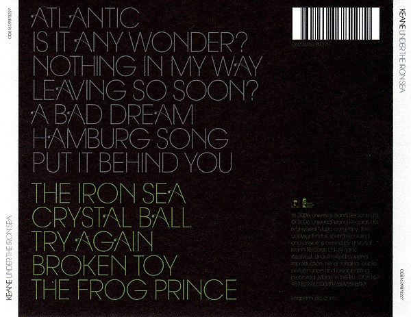 Keane - Under The Iron Sea - Used CD image 2