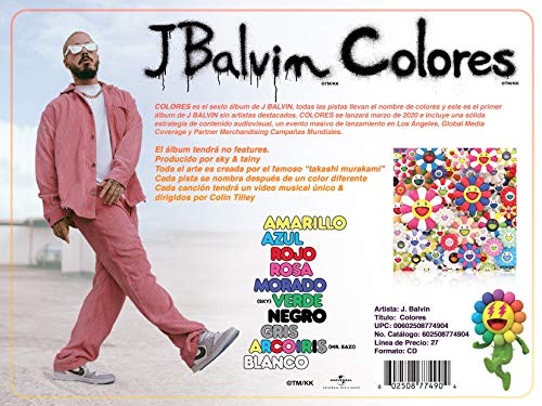 J. Balvin - Colores - CD image 2