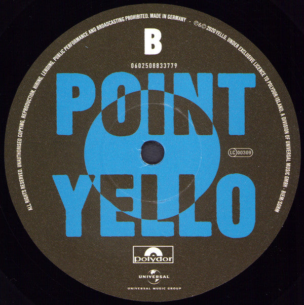 Yello - Point - Vinyl Record 12 INCH RECORD image 4