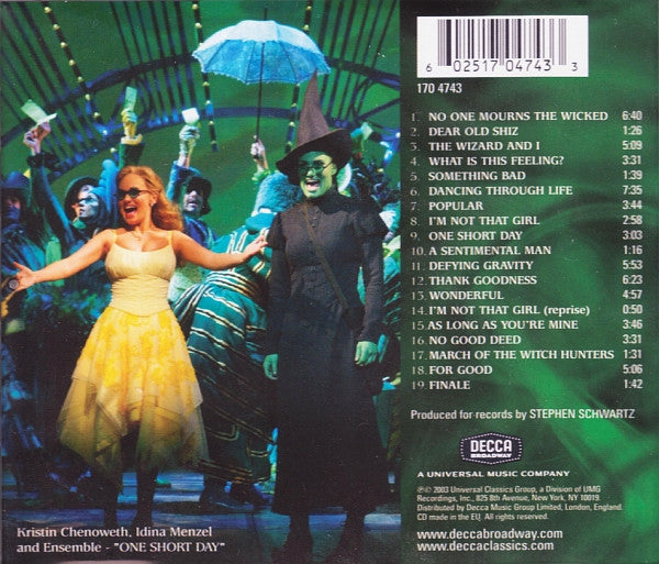 Stephen Schwartz - Wicked (Original Broadway Cast Recording) - CD image 2