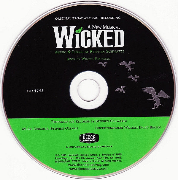 Stephen Schwartz - Wicked (Original Broadway Cast Recording) - CD image 3