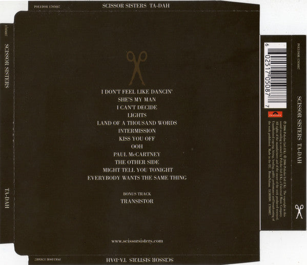 Scissor Sisters - Ta-Dah - Used CD image 9