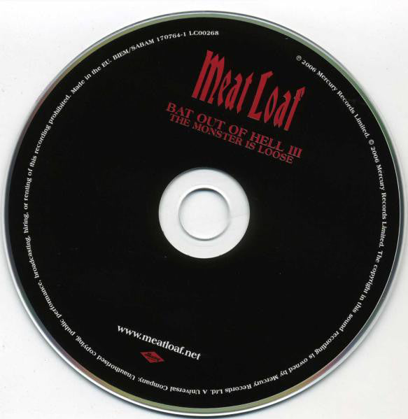 Meat Loaf - Bat Out Of Hell III - The Monster Is Loose - CD image 1