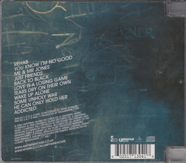 Amy Winehouse - Back To Black - Used CD image 7